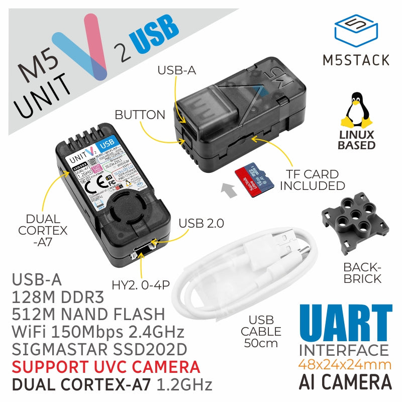 M5Stack UnitV2 USB Version without Camera