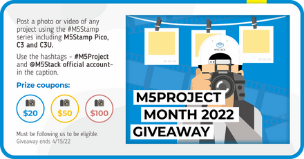M5Project Month 2022 GIVEAWAY - OFFICIAL RULES