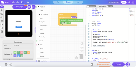 UIFlow2 Officially Supports LVGL: Enabling Greater Flexibility in Hardware UI Development