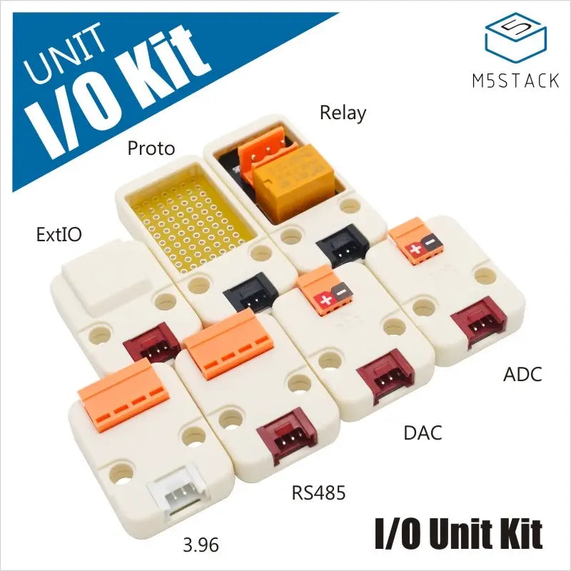 [EOL] IO Unit Kit ( I/O Proto Relay 3.96 RS485 DAC ADC) - m5stack-store