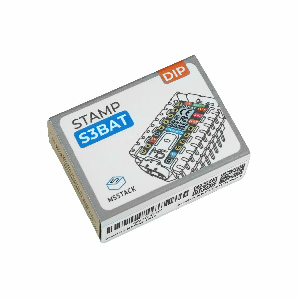 M5StampS3 BAT Module with 2.54 Header Pin - m5stack-store