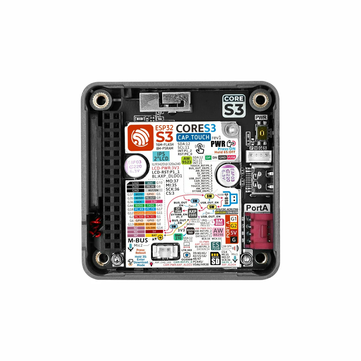 M5Stack CoreS3 Lite ESP32S3 IoT Dev Kit | m5stack-store M5Stack CoreS3 Lite ESP32S3 IoT Dev Kit | m5stack-store
