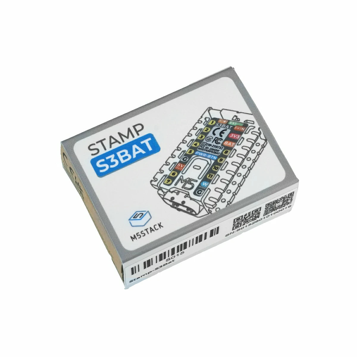 M5StampS3 BAT Module with Battery Connector - m5stack-store