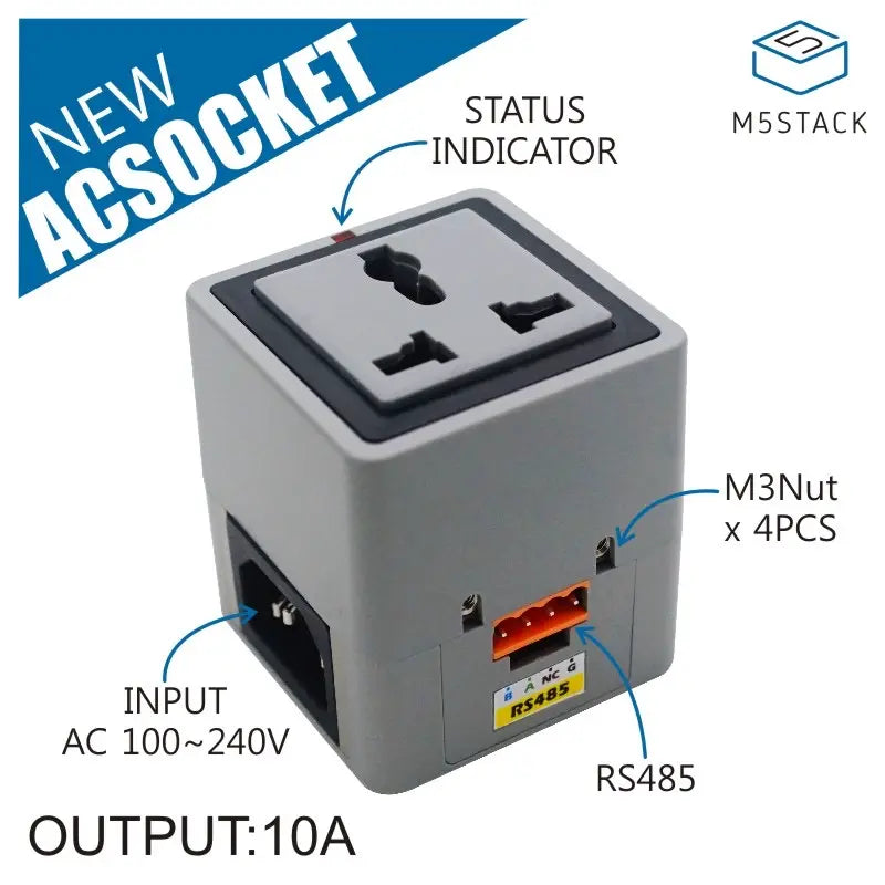[EOL] M5STACK AC Socket - m5stack-store