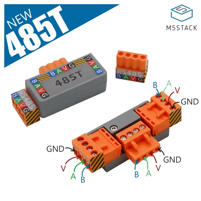M5Stack RS485T T-Shaped Connector - m5stack-store