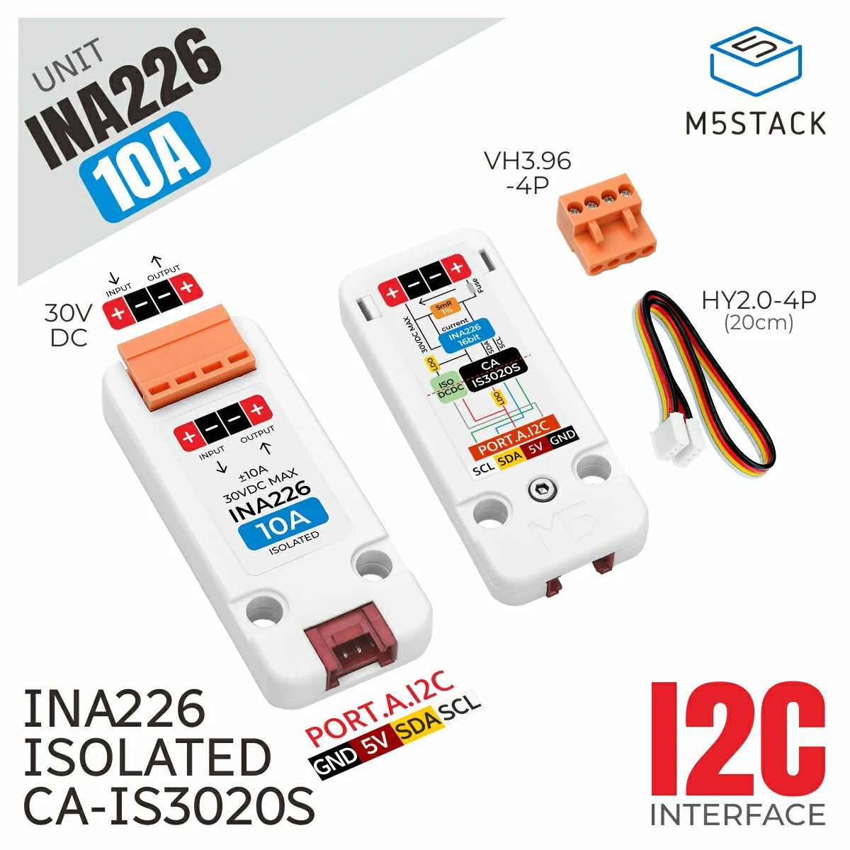 Stromsensormodul, 0-36 V 20 A Spannungsstromüberwachung Leistungsstrom-Moudle INA226 für elektronische Industriegeräte Stromsensormodul, 0-36 V 20 A Spannungsstromüberwachung Leistungsstrom-Moudle INA226 für elektronische Industriegeräte
