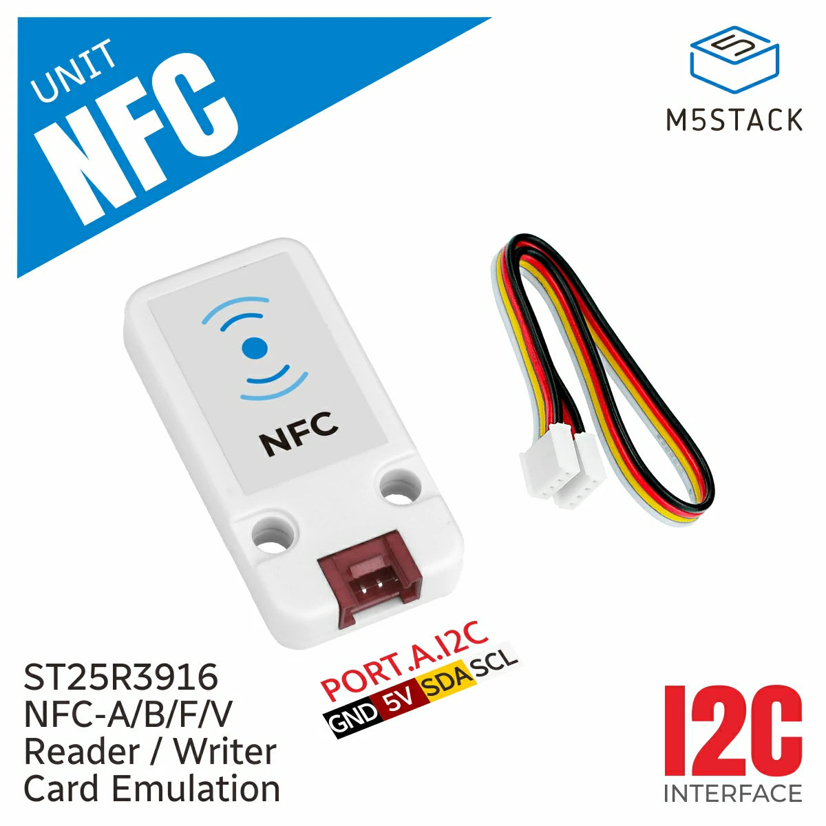 NFC Universal Unit (ST25R3916) - m5stack-store