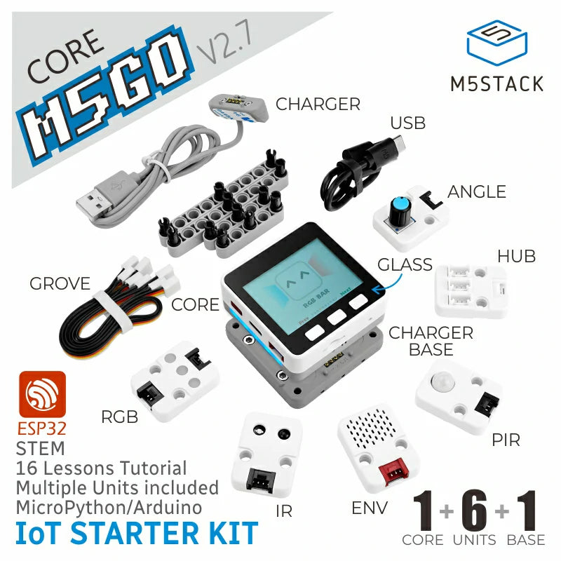 M5Stack ESP32 Basic Core IoT Development Kit - OKdo