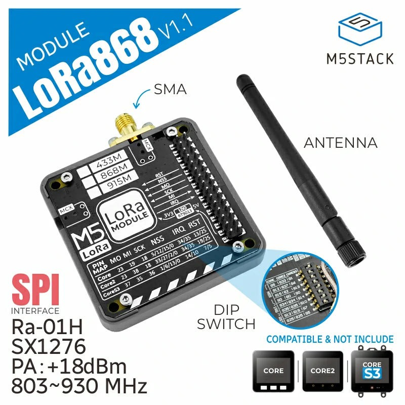 LoRa Module (868MHz) v1.1 | m5stack-store