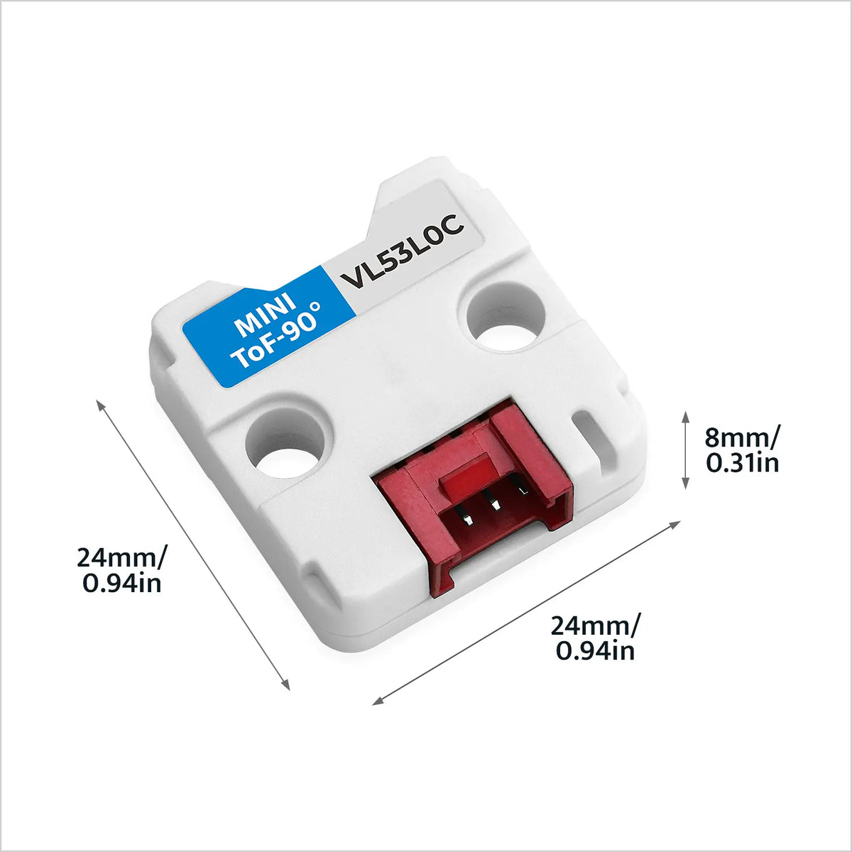 Mini ToF Unit in 90 Degree (VL53L0CXV0DH) - m5stack-store
