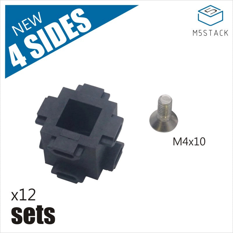 4 Sides Plastic Corner Connector for 1515 Aluminum Extrusions - m5stack-store