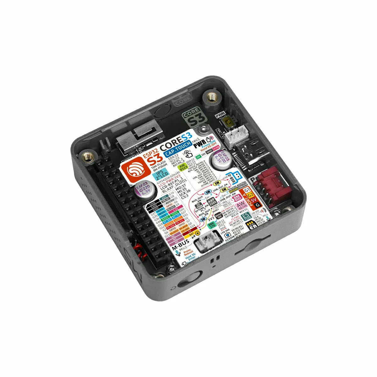 M5Stack Kit di sviluppo AtomS3U ESP32S3 con USB-A M5Stack Kit di sviluppo AtomS3U ESP32S3 con USB-A