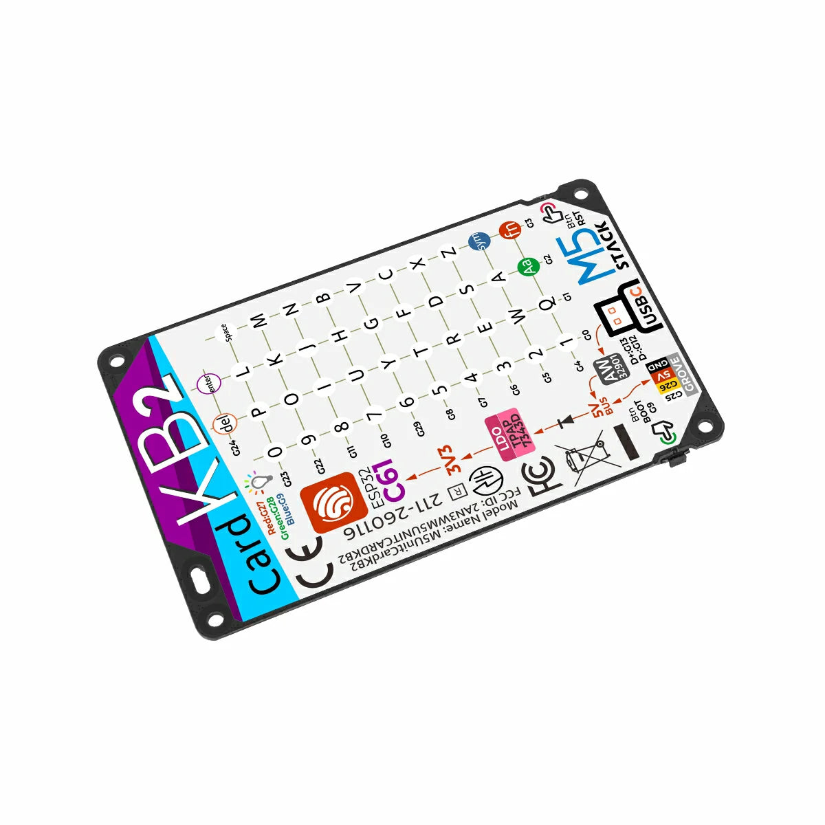 CardKB2 Keyboard Unit (ESP32-C61) - m5stack-store