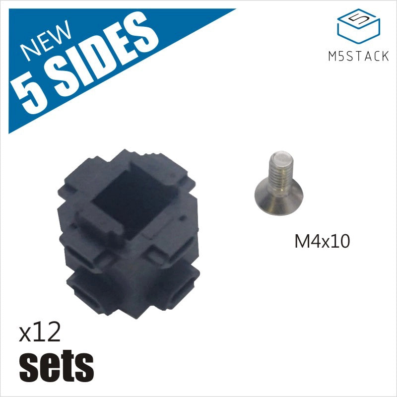 5 Sides Plastic Corner Connector for 1515 Aluminum Extrusions - m5stack-store