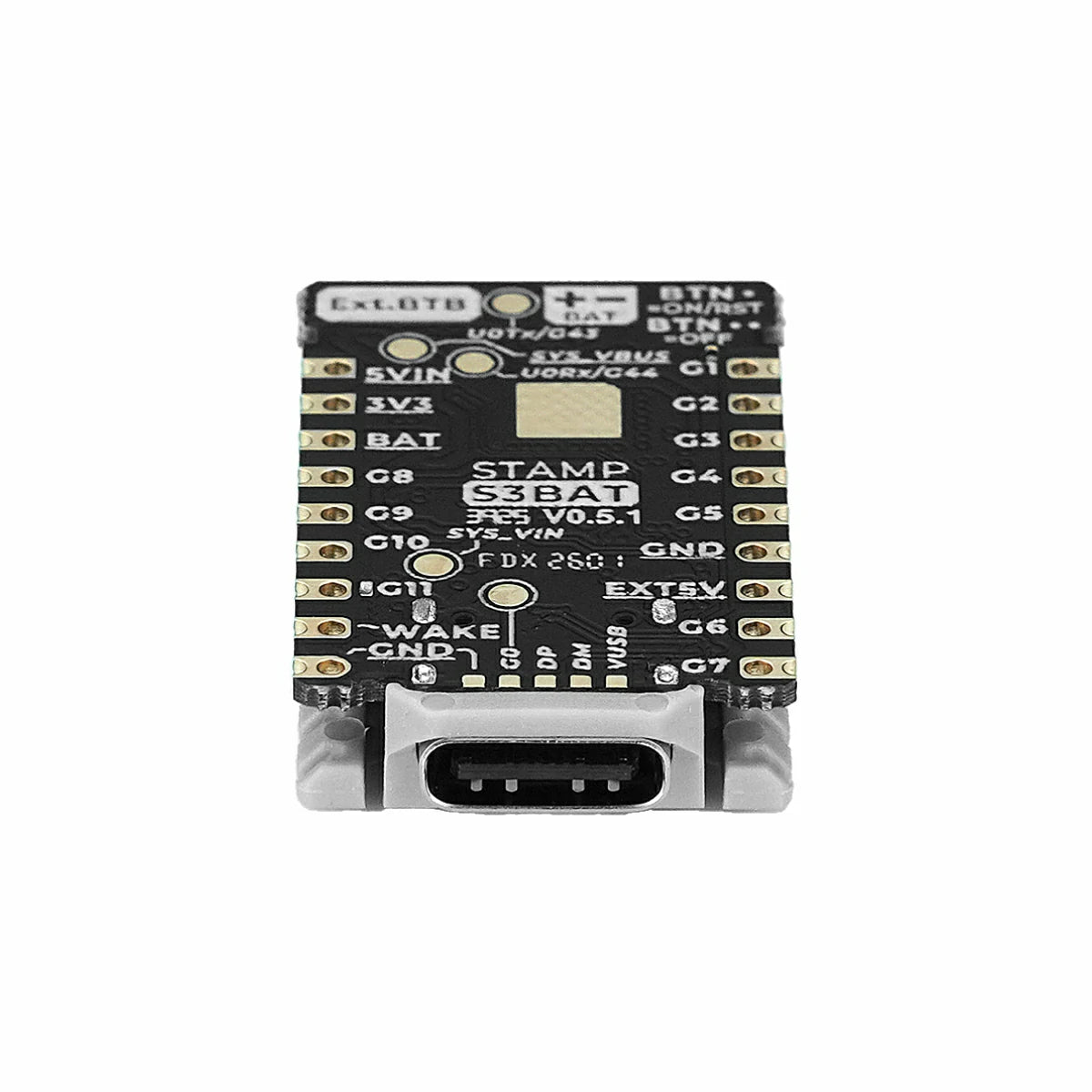 M5StampS3 BAT Module with Battery Connector - m5stack-store
