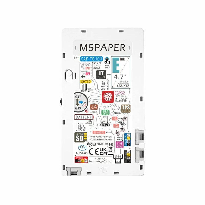 M5Paper ESP32 Development Kit V1.1 (960X540, 4.7