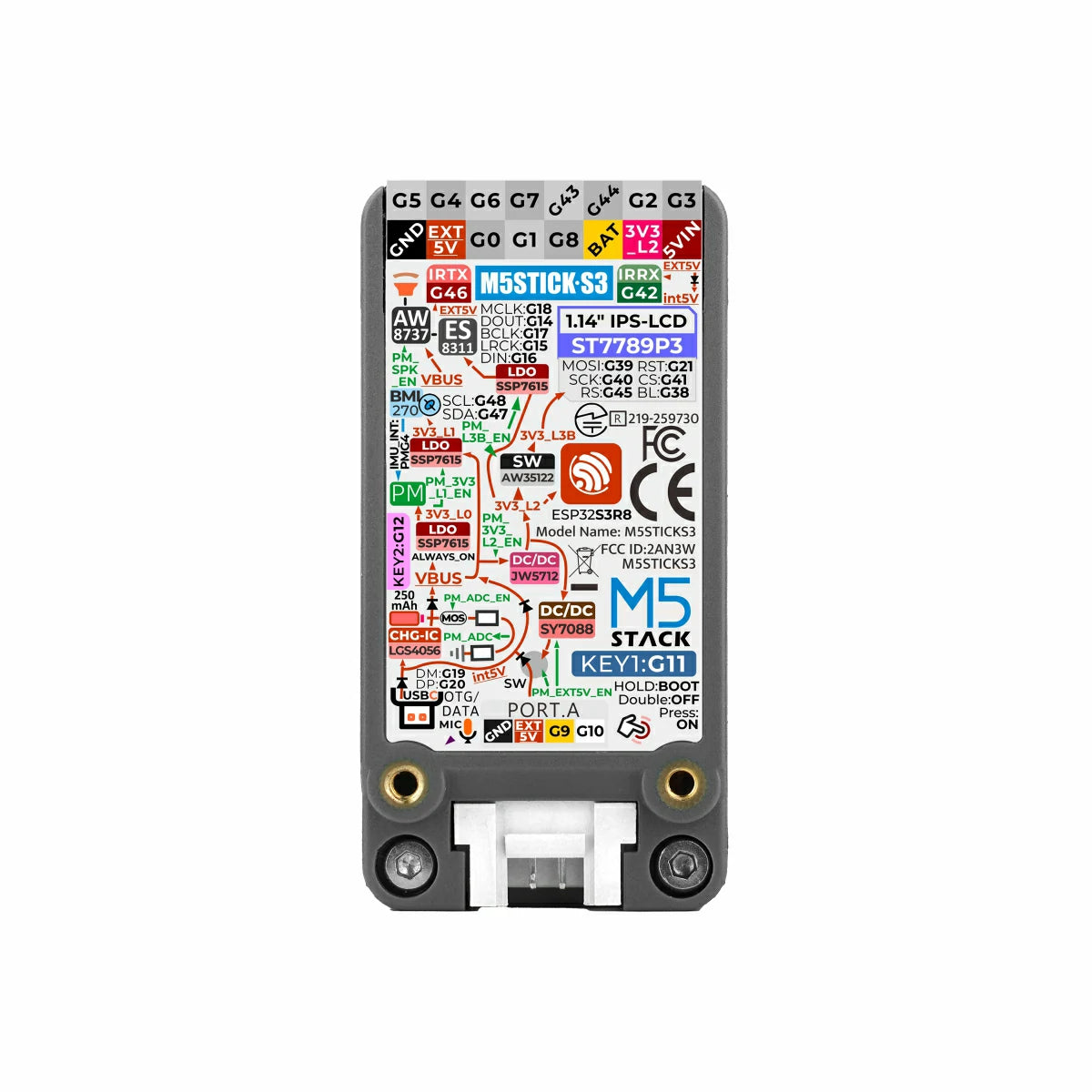 M5StickS3 ESP32S3 Mini IoT Dev Kit