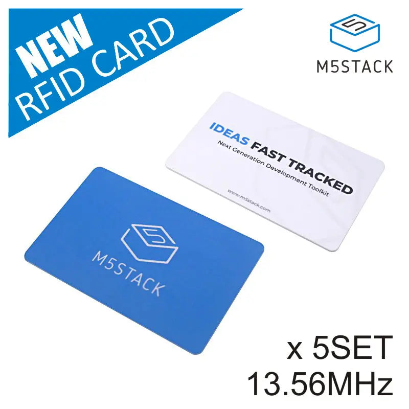 13.56MHz RFID Card-F08 Chip (5pcs) - m5stack-store