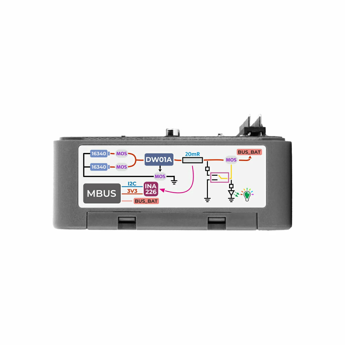 Base Dual 16340 (1400 mAh)