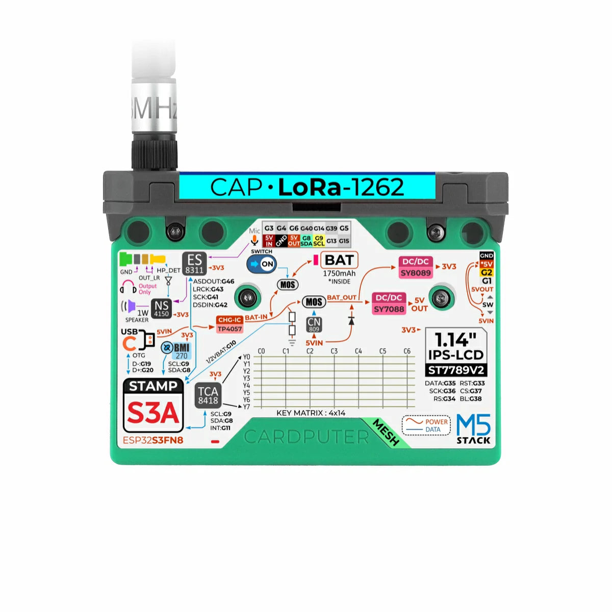 Cardputer Mesh Kit for Meshtastic (ESP32-S3) - m5stack-store