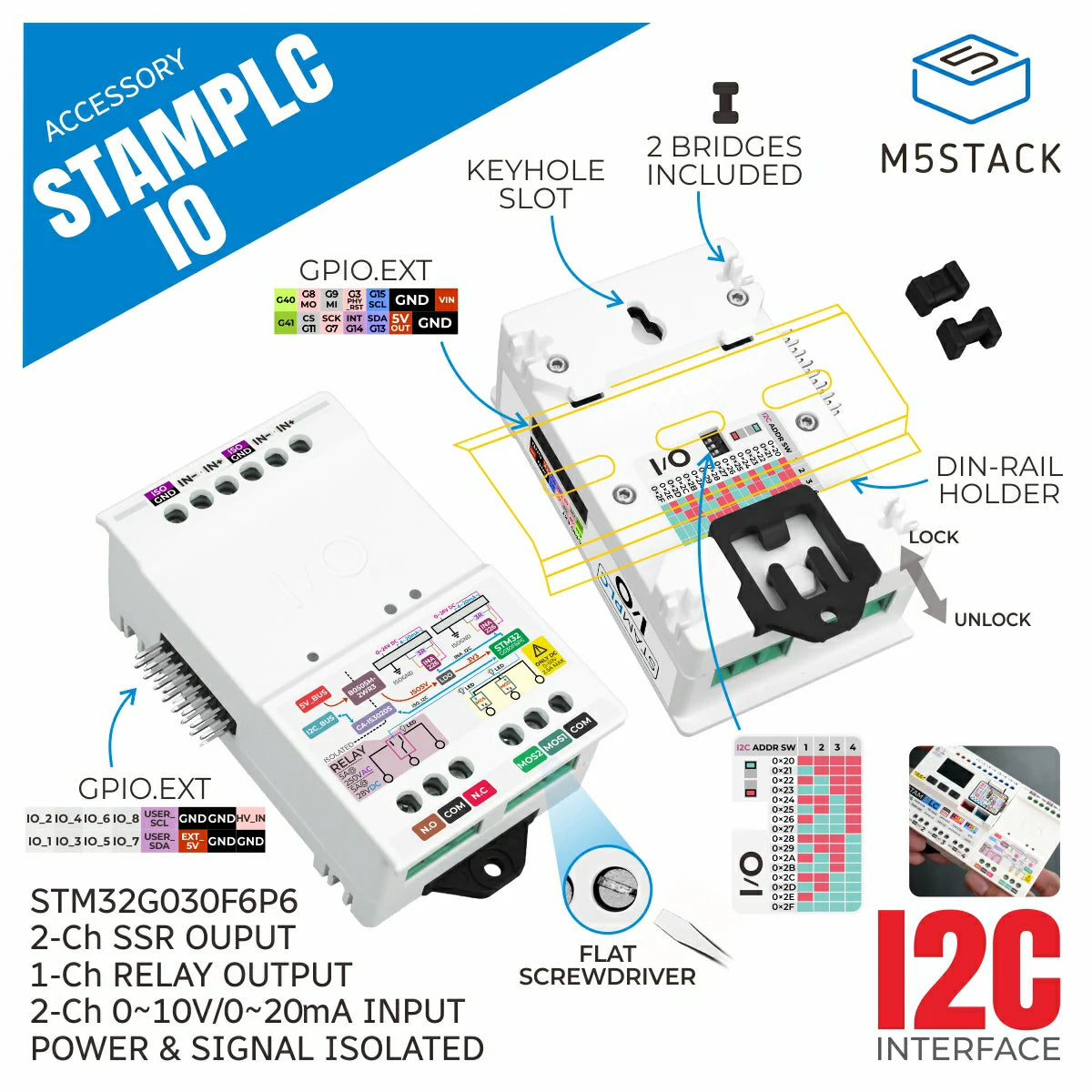 IO Module for StamPLC (INA226AIDGSR)