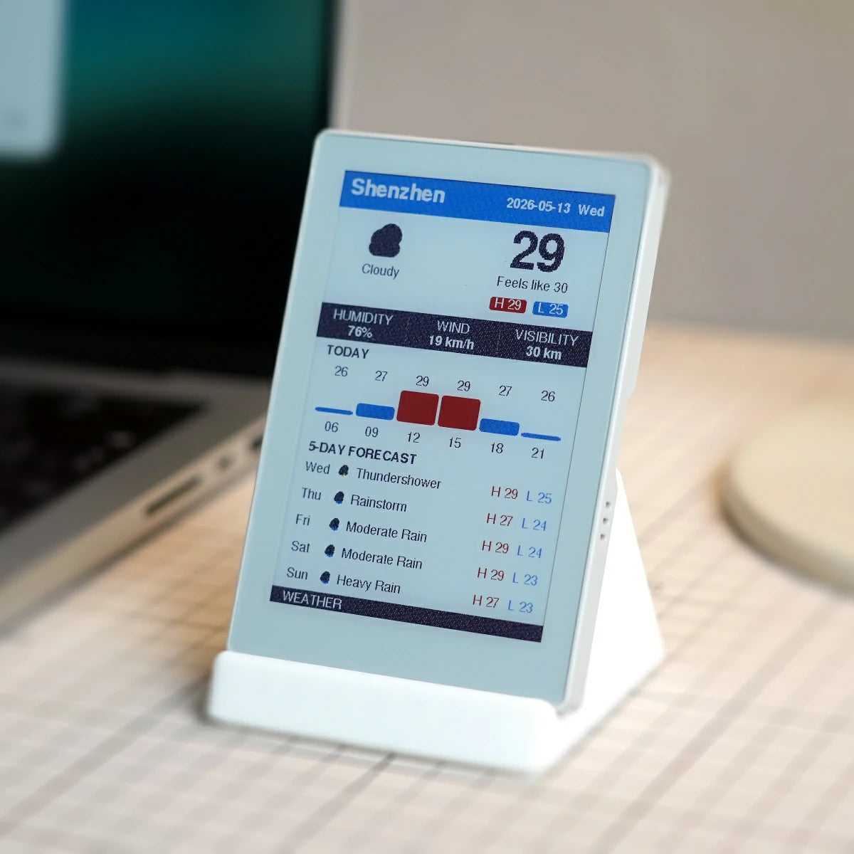 M5Paper Color ESP32S3 Dev Kit (600x400, 4" SPECTRA 6 eInk Display) - m5stack-store