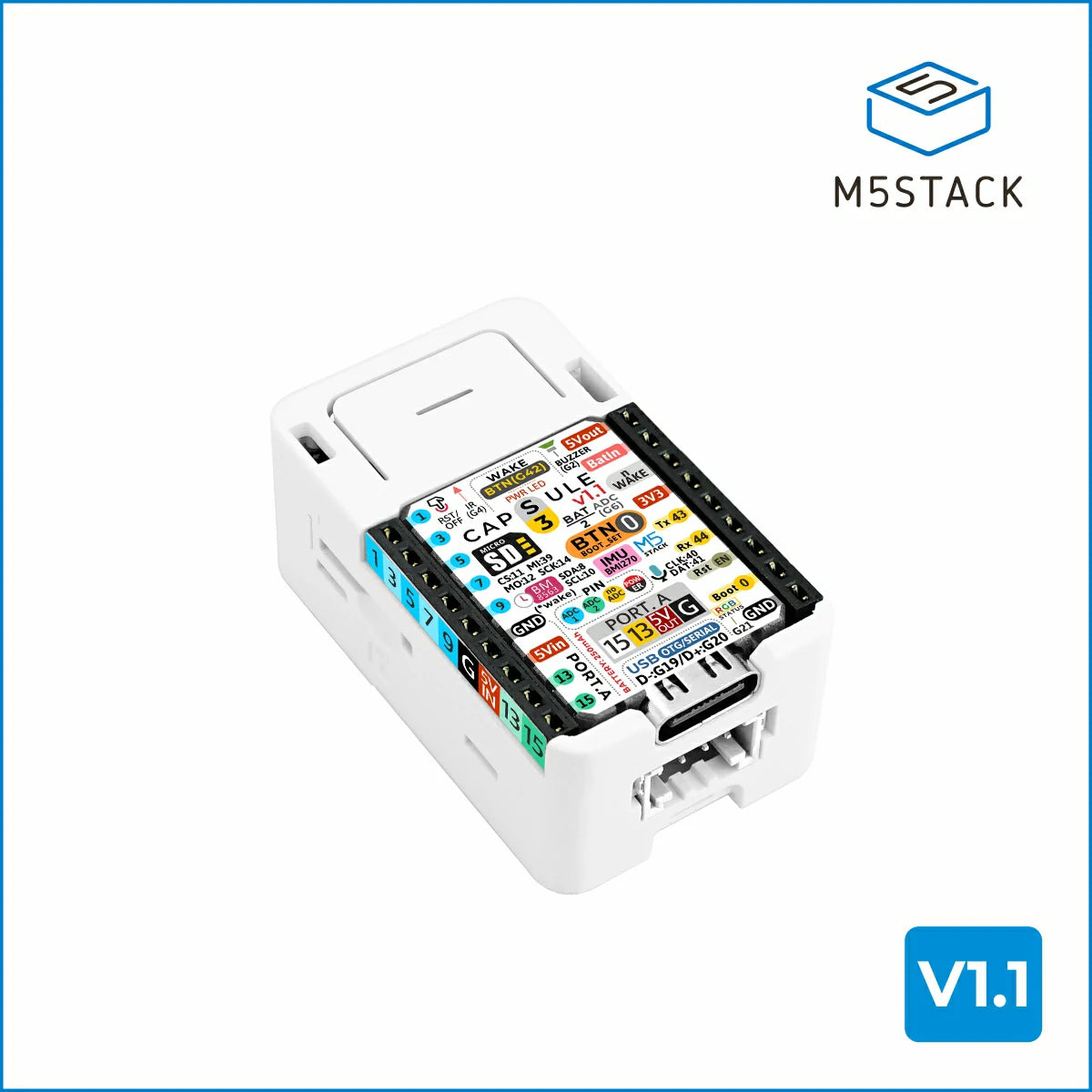 M5Stack Capsule Kit v1.1 with M5StampS3A