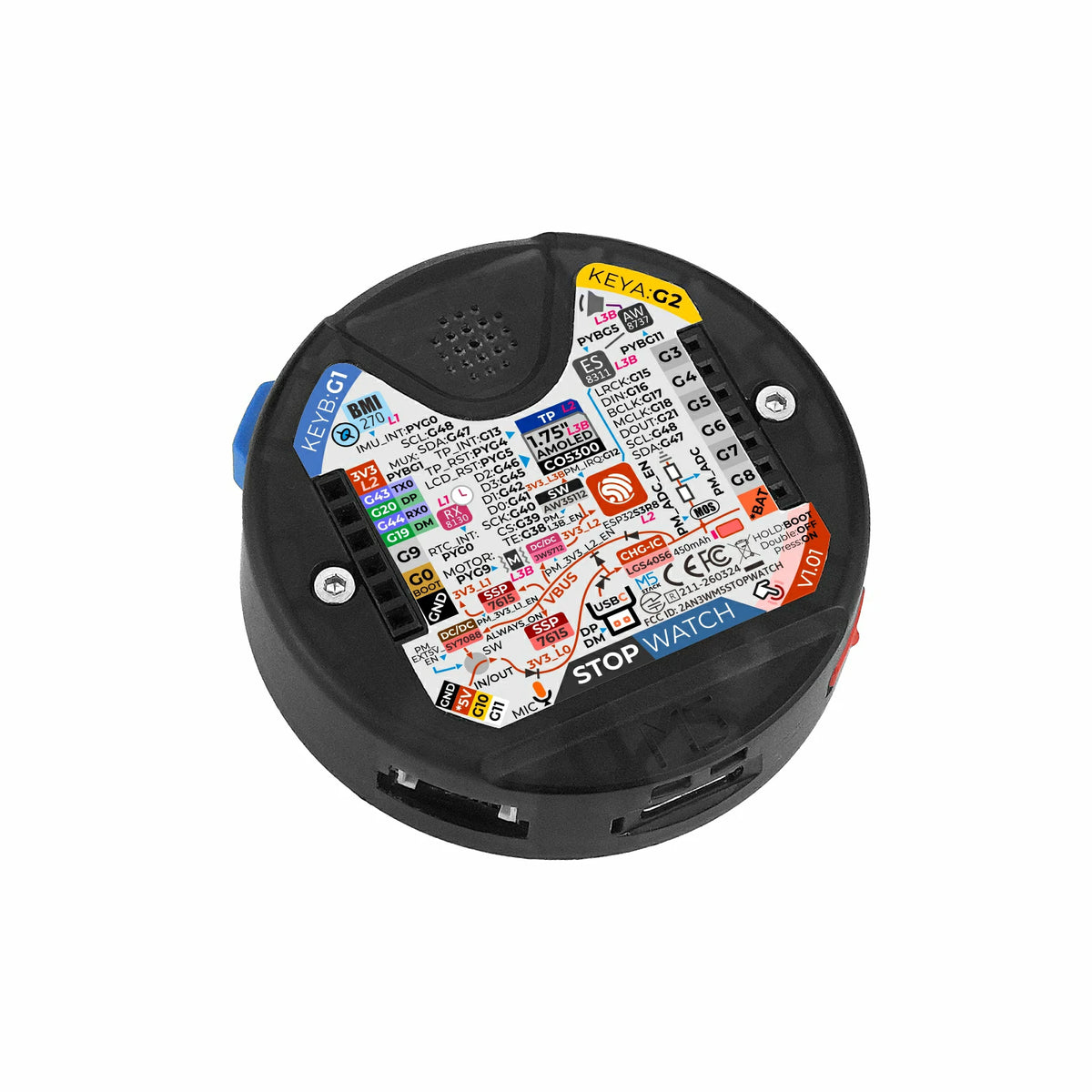 M5Stack Stopwatch Dev Kit (ESP32-S3)