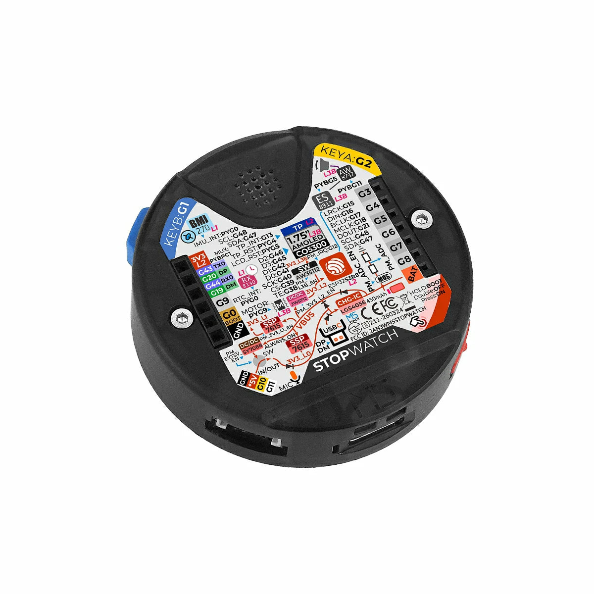 M5Stack Stopwatch Dev Kit (ESP32-S3) - m5stack-store
