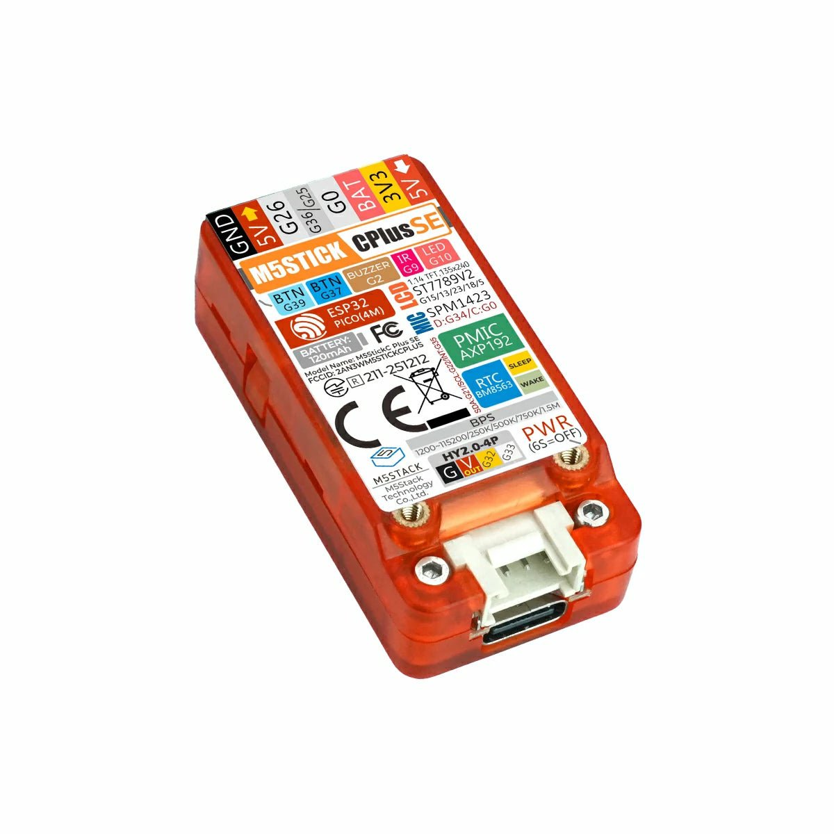 M5StickC PLUS SE Mini IoT Dev Kit (ESP32-PICO)