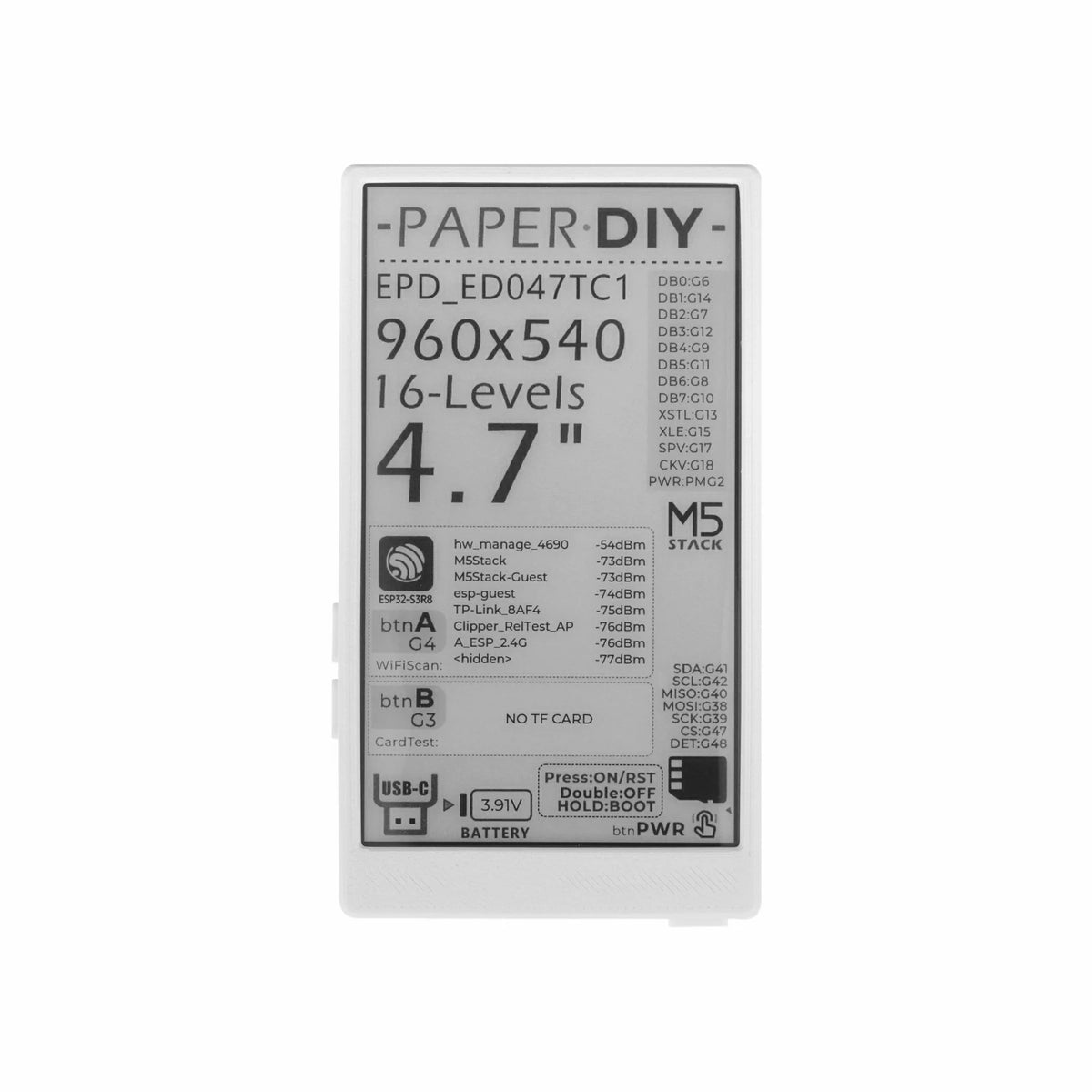 PaperDIY Complete Kit (ESP32-S3)