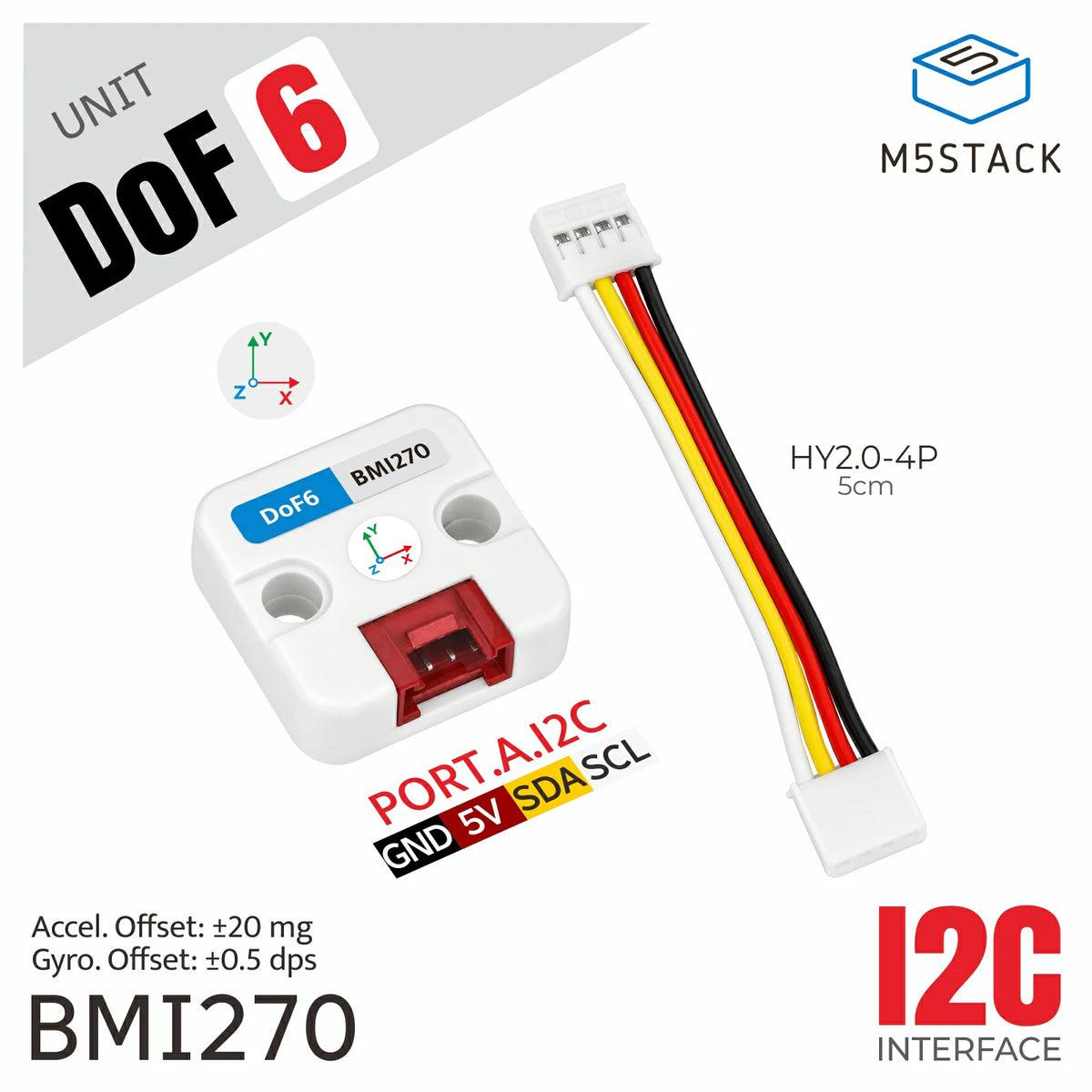 6-DoF IMU Unit (BMI270)