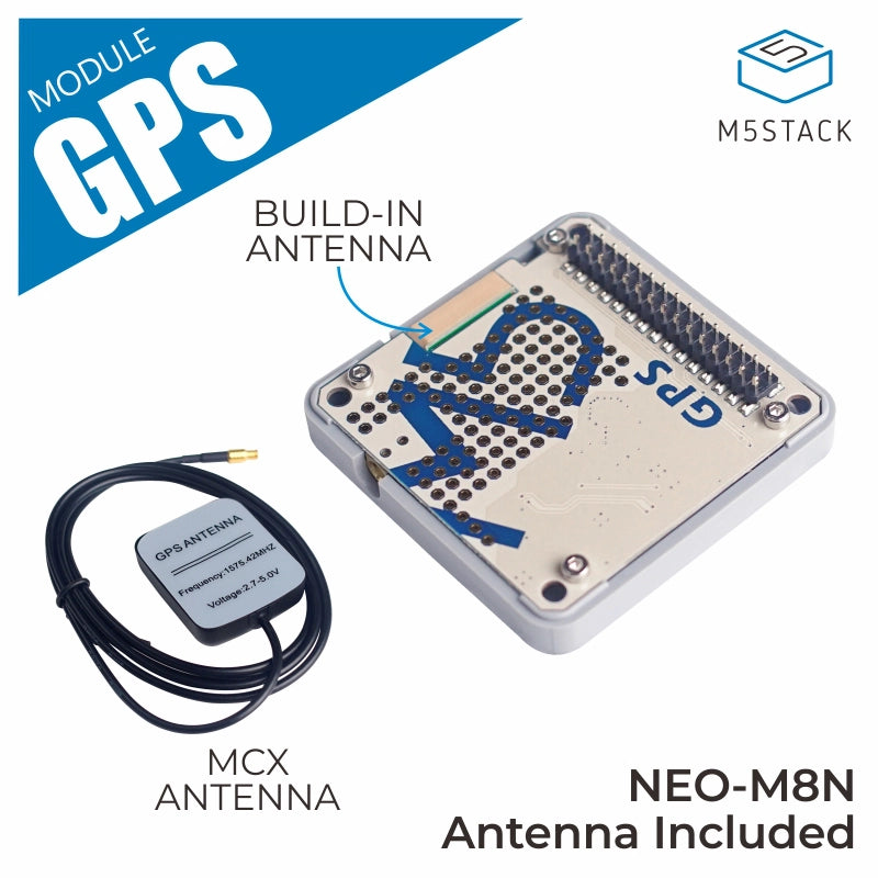 [EOL] GPS Module with Internal & External Antenna (u-blox NEO-M8N)