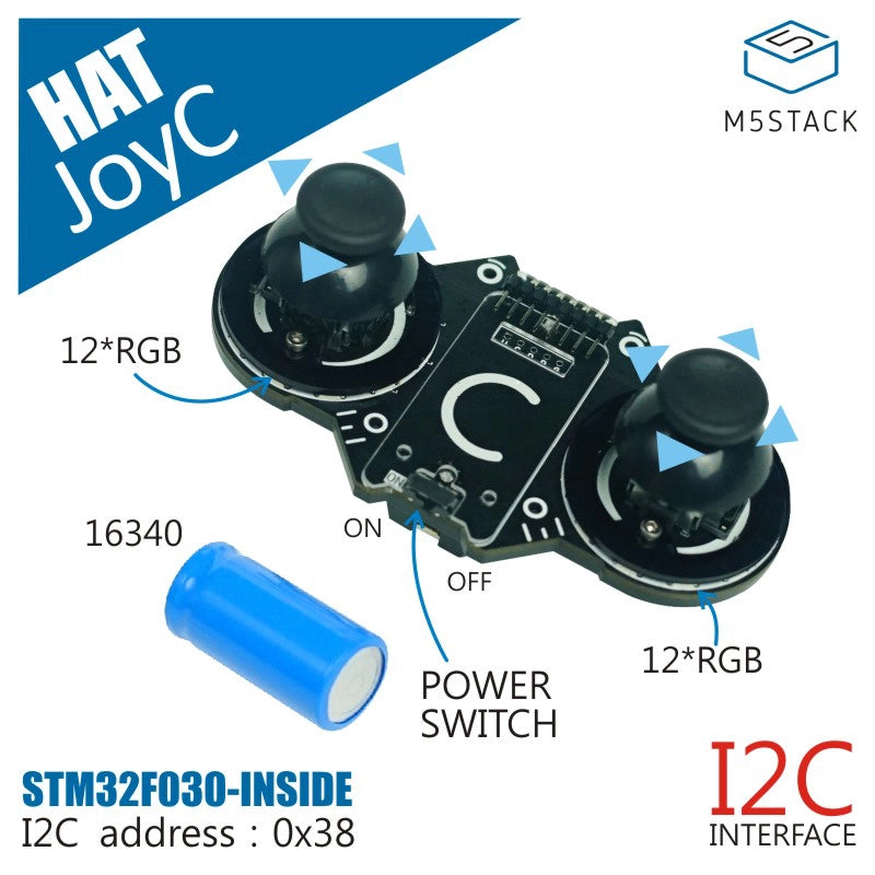 JoyC (W/O M5StickC) Omni-directional Controller - m5stack-store