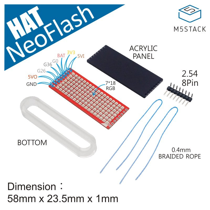 [EOL] M5StickC NeoFlash Hat