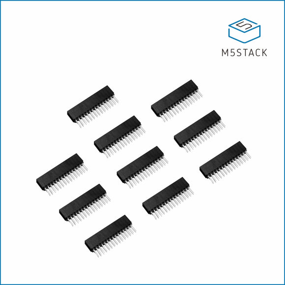 2×15 Pin Header Socket for 13.2 Module (10pcs) - m5stack-store
