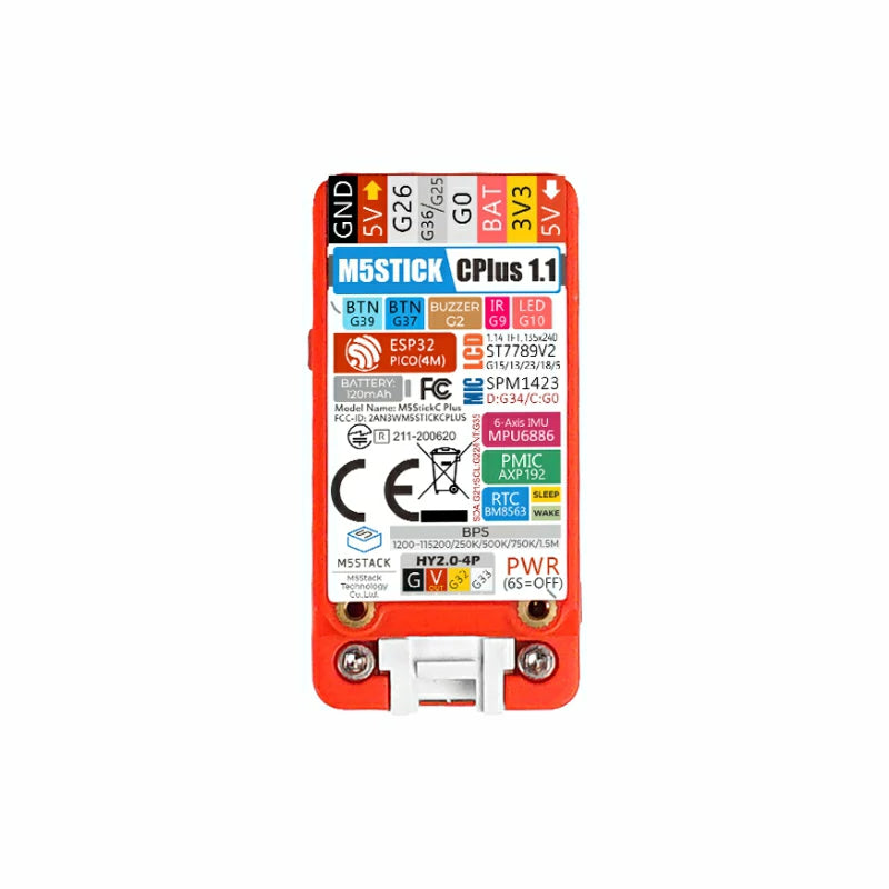 M5Stack M5StickC PLUS2 ESP32 Mini IoT Dev M5Stack M5StickC PLUS2 ESP32 Mini IoT Dev