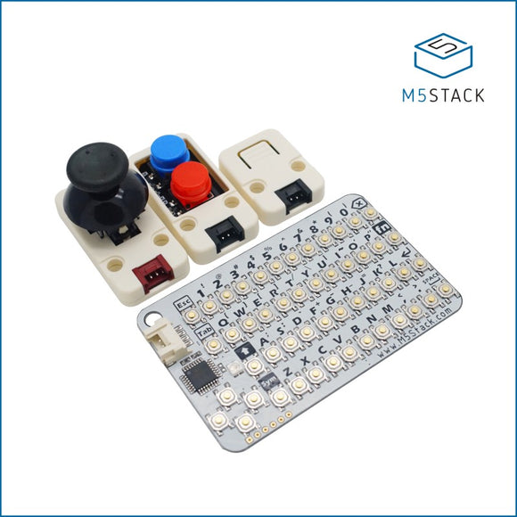 HMI Unit Kit (Joystick, Dual-Button, Button, CardKB Mini Keyboard) - m5stack-store